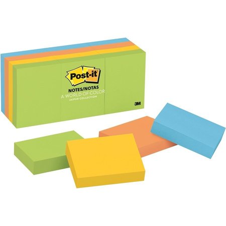 Post-It Notes, Postit, 1.5X2, 12Pk, Ast Pk MMM653AU